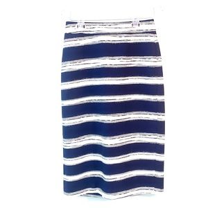 Zara blue and white skirt size S